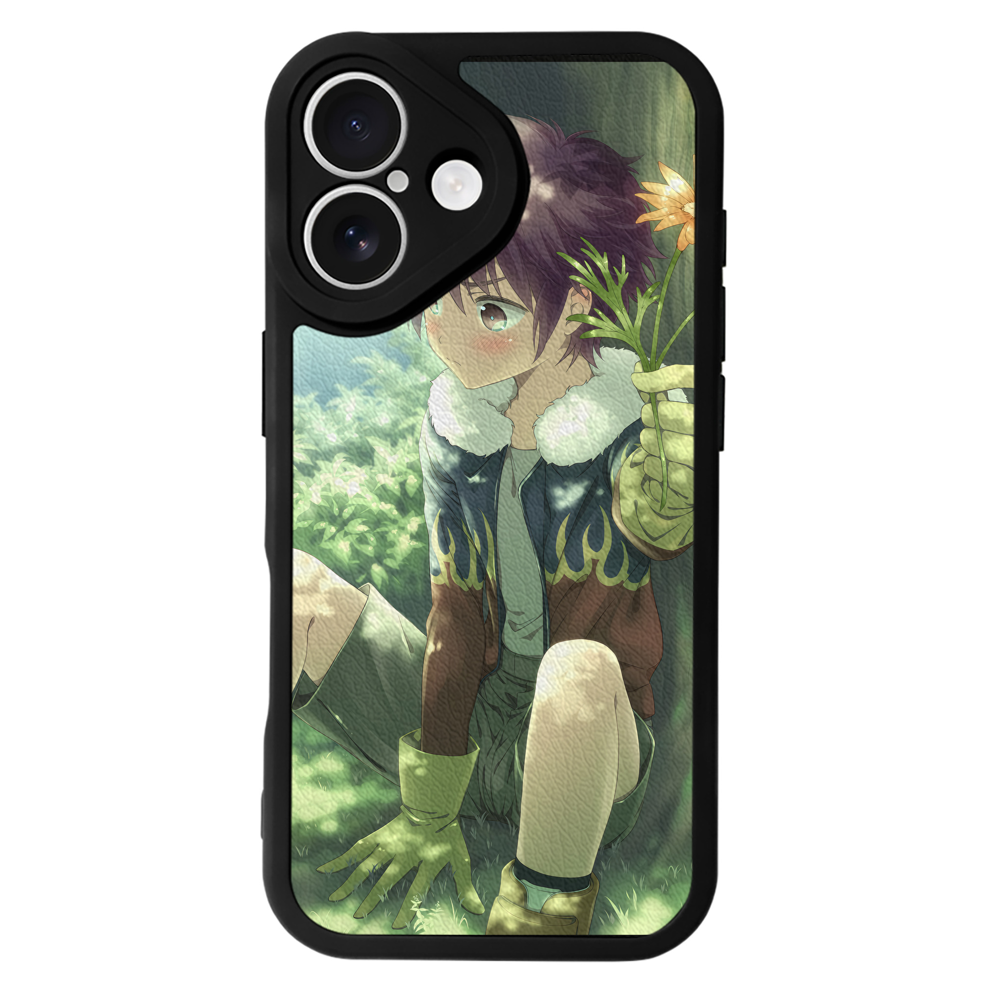（画像用） Digimon デジタルモンスター/デジモン 【iPhone 16シリーズ対応】シリコンスマホケース（レザー調） 材質：シリコン
